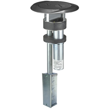 Hubbell Wiring Device-Kellems Poke-Through Box, Wiring Box Type, Composite S1PTFFBLJ